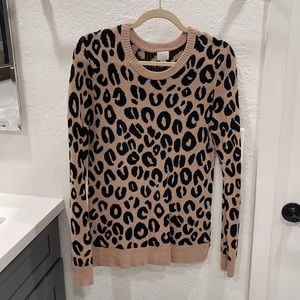 Leopard/Cheetah print sweater